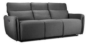 Larsen Sofa inclinable électrique – gris platine