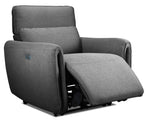Larsen Power Recliner - Platinum Grey
