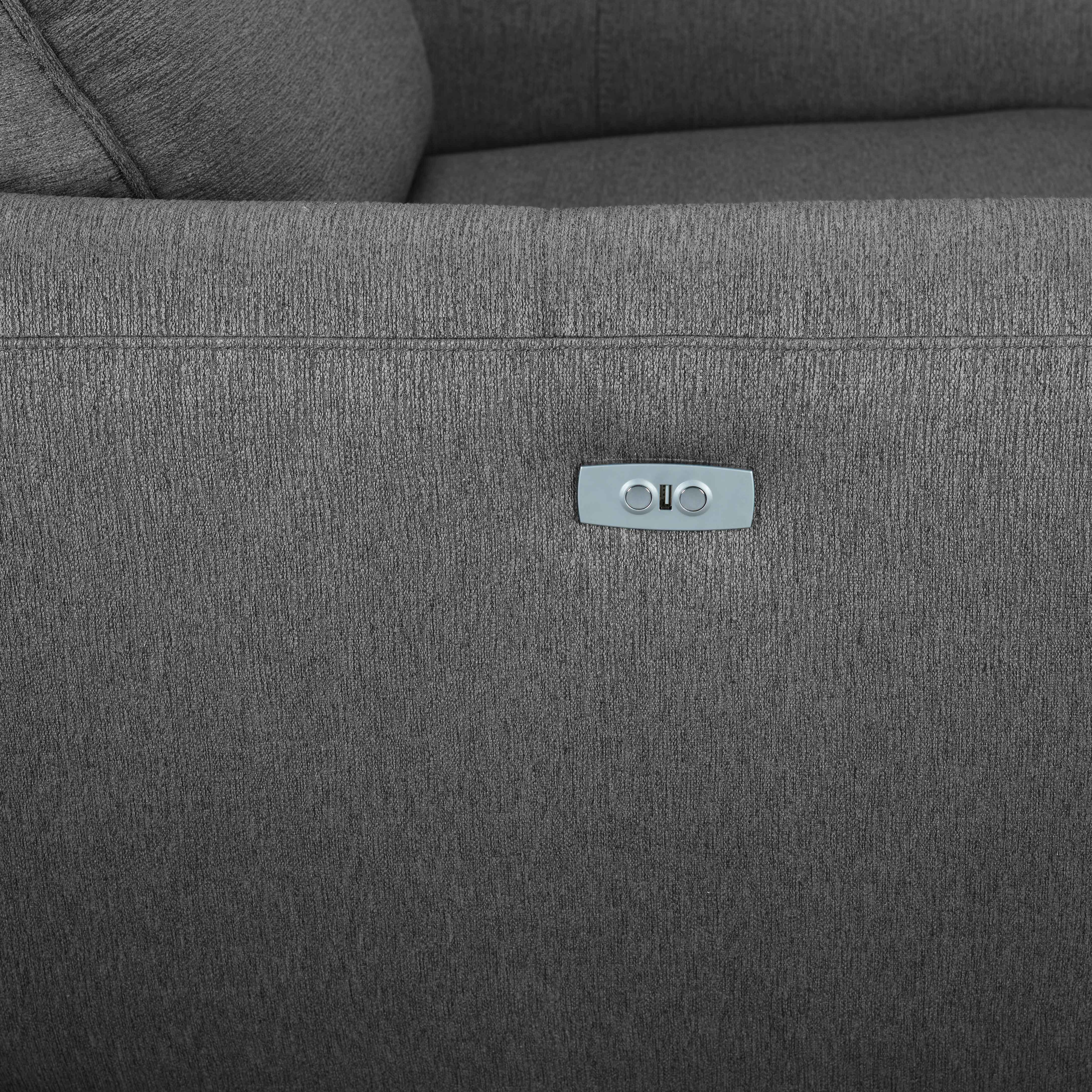 Larsen Power Recliner - Platinum Grey