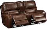 Jennings Power Reclining Loveseat - Mesquite Brown