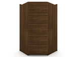 Oulu 2-Piece Open Corner Wardrobe - Brown