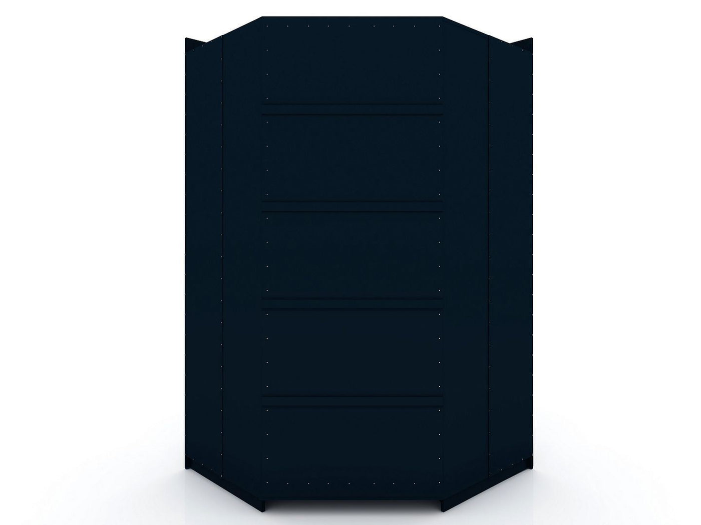 Oulu 3-Piece Sectional Corner Wardrobe - Midnight Blue