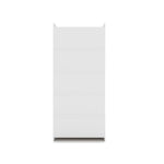 Oulu 3-Piece Open Sectional Wardrobe - White