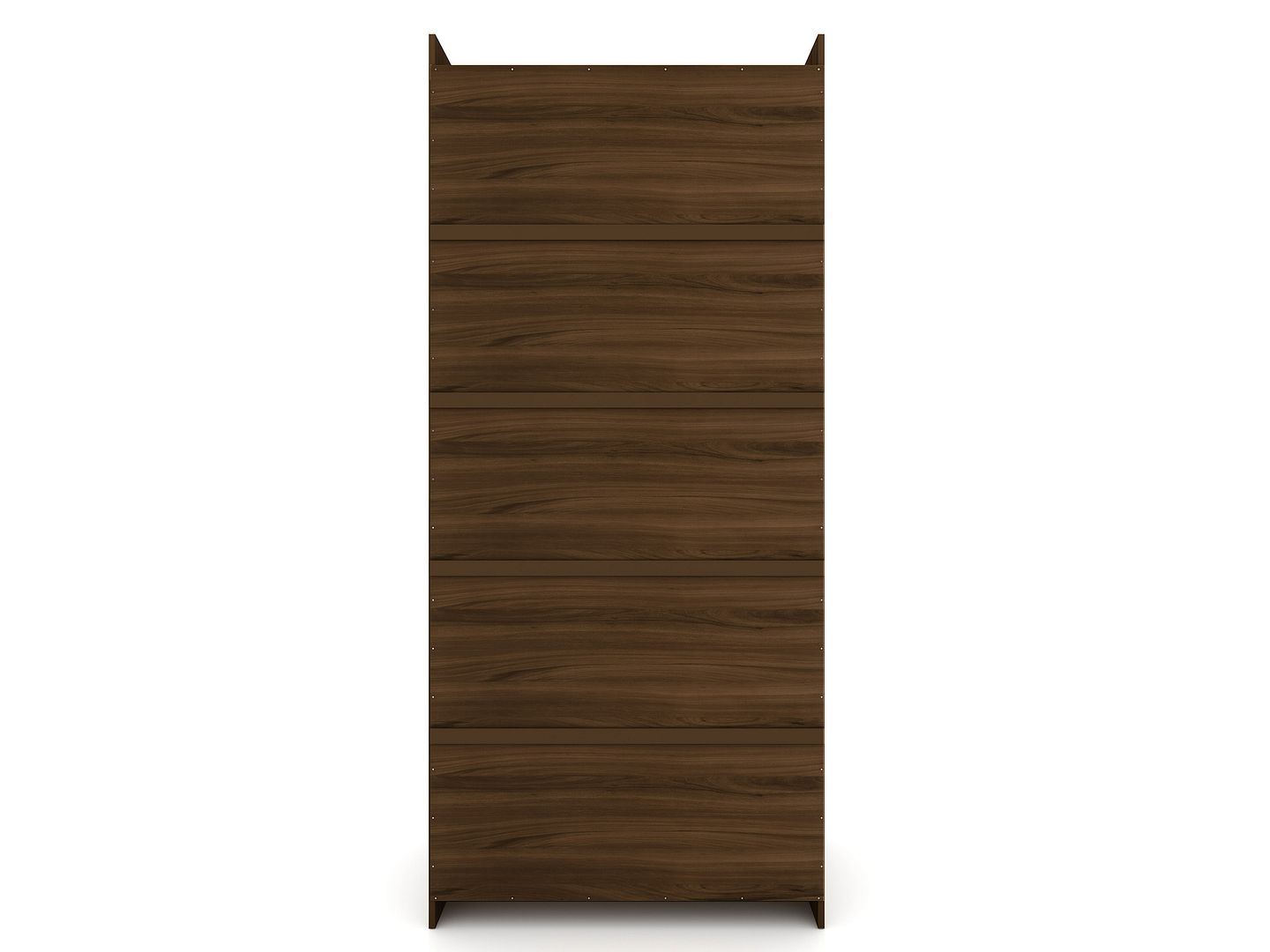 Oulu 3-Piece Open Sectional Wardrobe - Brown
