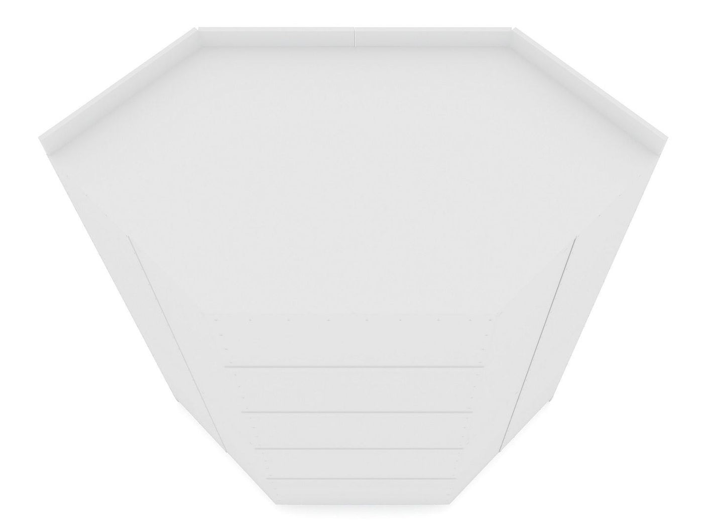 Oulu 2-Piece Modular Corner Wardrobe - White