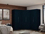 Oulu 3-Piece Modular Corner Wardrobe - Midnight Blue