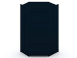Oulu 3-Piece Modular Corner Wardrobe - Midnight Blue