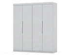 Oulu 2-Piece Modular Wardrobe - White