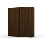 Oulu 2-Piece Modular Wardrobe - Brown
