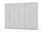 Oulu 3-Piece Modular Wardrobe - White