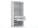 Oulu 3-Piece Modular Wardrobe - White