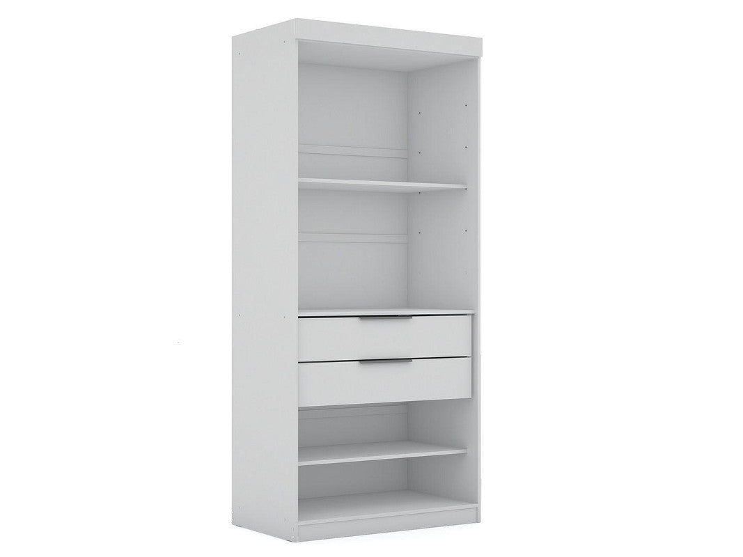 Oulu 3-Piece Modular Wardrobe - White
