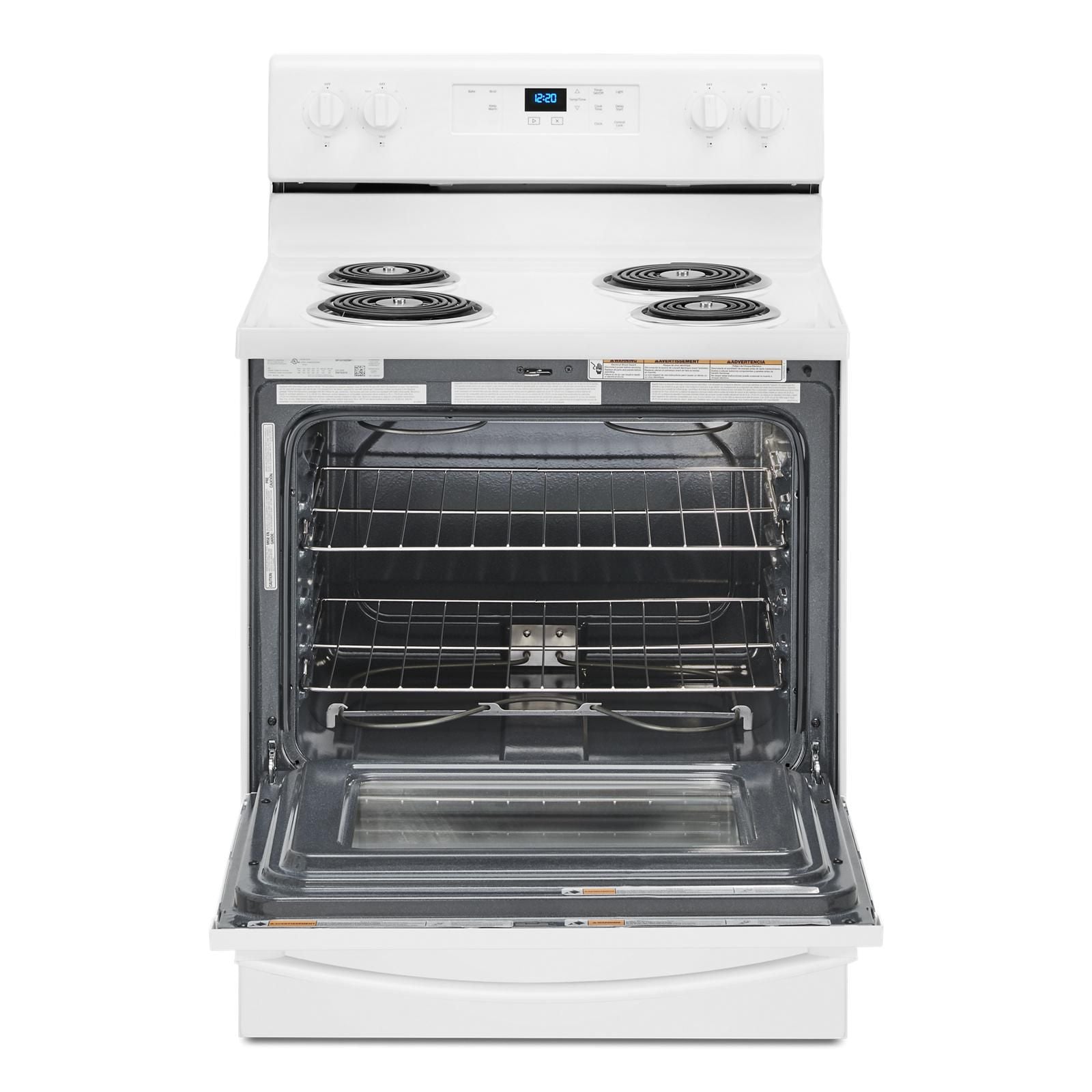 Whirlpool White Freestanding Electric Range (4.8 Cu. Ft.) - YWFC150M0JW