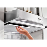 Whirlpool Stainless Steel 24" Under-the-Cabinet Range Hood with Dishwasher-Safe Full-Width Grease Filters - WVU37UC4FS