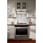 Whirlpool Stainless Steel 24" Under-the-Cabinet Range Hood with Dishwasher-Safe Full-Width Grease Filters - WVU37UC4FS