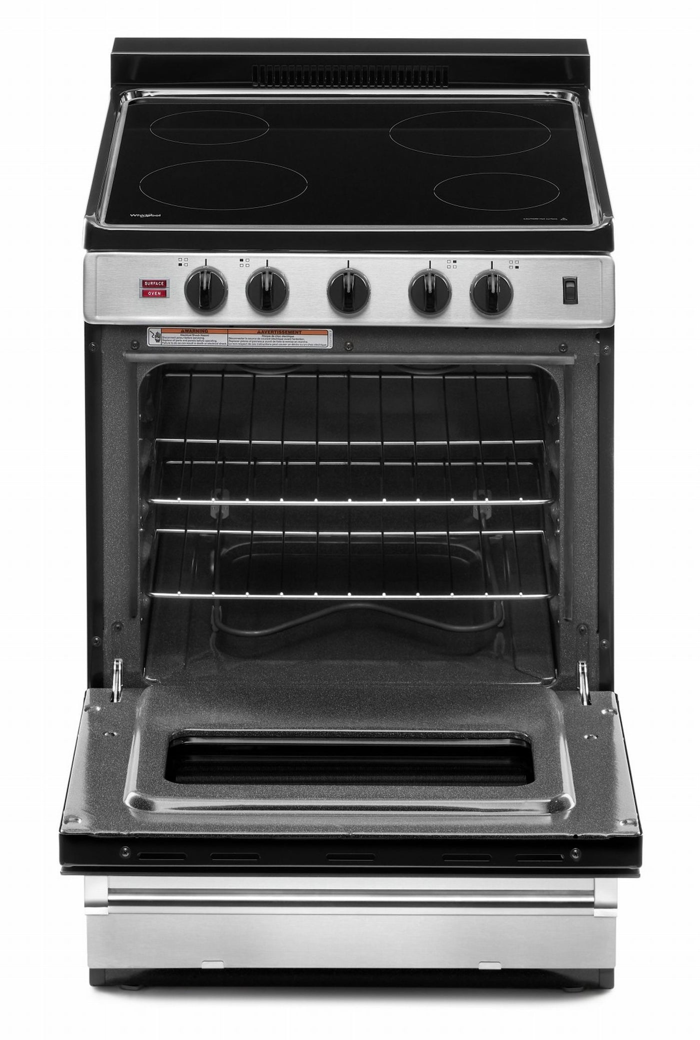 Whirlpool Stainless Steel Freestanding Electric Range (2.96 Cu. Ft.) - YWFE50M4HS