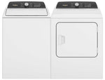 Whirlpool White Top-Load Washer (5.2 cu. ft.) & Electric Dryer (7.0 cu. ft.) - WTW5015LW/YWED5050LW