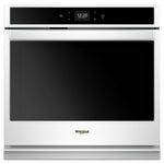 Whirlpool White Smart Electric Single Wall Oven (5.0 Cu.Ft.) - WOS51EC0HW
