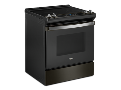 Whirlpool Cuisinière électrique 4,8 pi³ avec technologie Frozen BakeMC acier inoxydable noir YWEE515S0LV