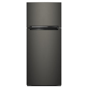 Whirlpool Réfrigérateur 18,0 pi³ à congélateur en haut acier inoxydable noir WRT518SZKV