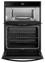 Whirlpool Black Smart Electric Wall Oven (4.3 Cu.Ft.) w/Microwave (1.4 Cu.Ft) - WOC54EC7HB