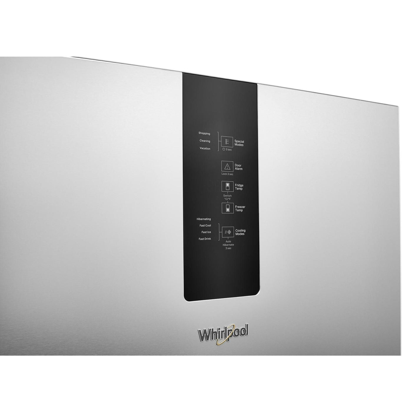 Whirlpool Fingerprint Resistant Stainless Steel Bottom Freezer Refrigerator (12.7 Cu.Ft.) - WRB543CMJZ