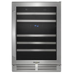 Whirlpool Stainless Steel Undercounter Wine Center (46 Bottles) - WUW55X24HS