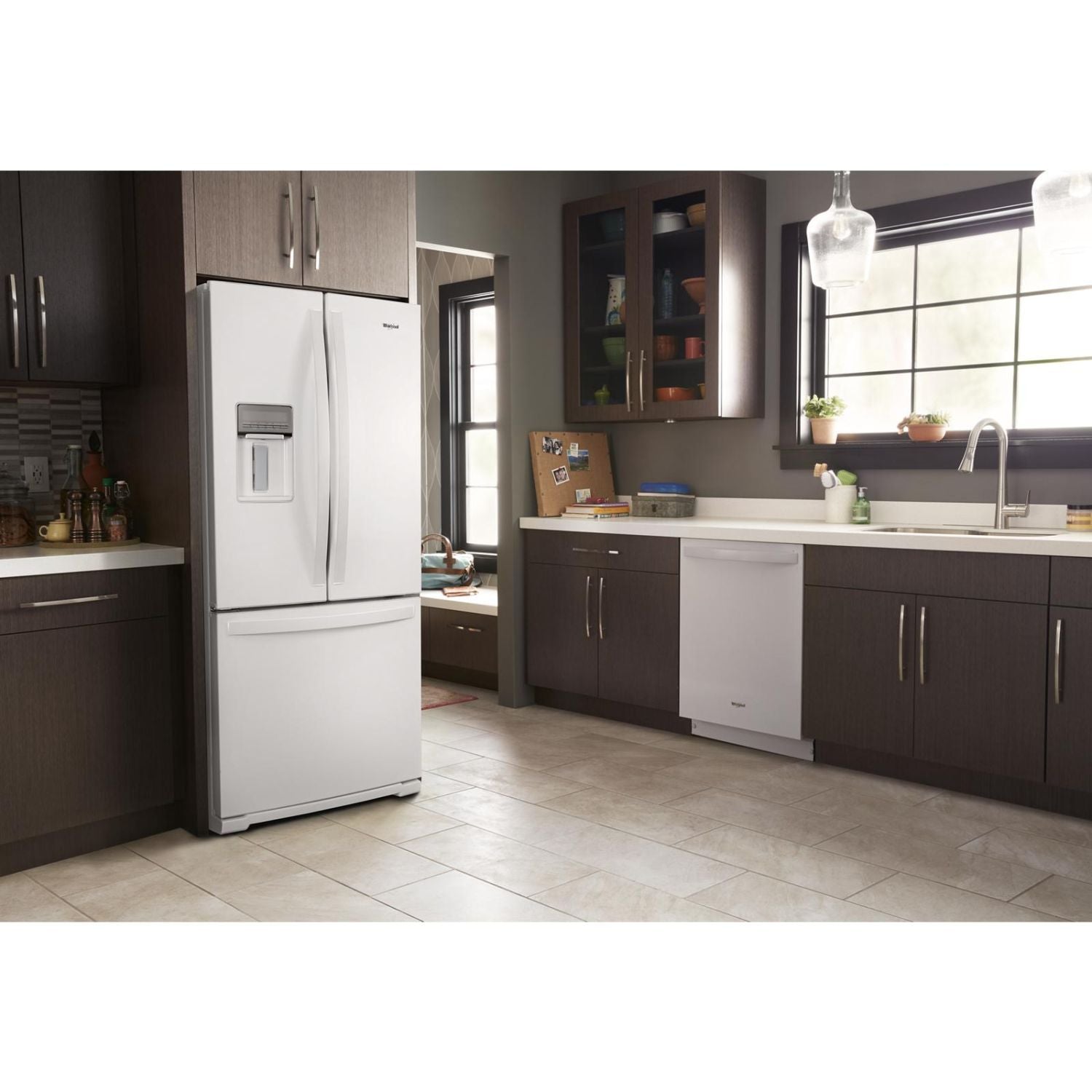 Whirlpool White French Door Refrigerator (20 Cu. Ft.) - WRF560SEHW