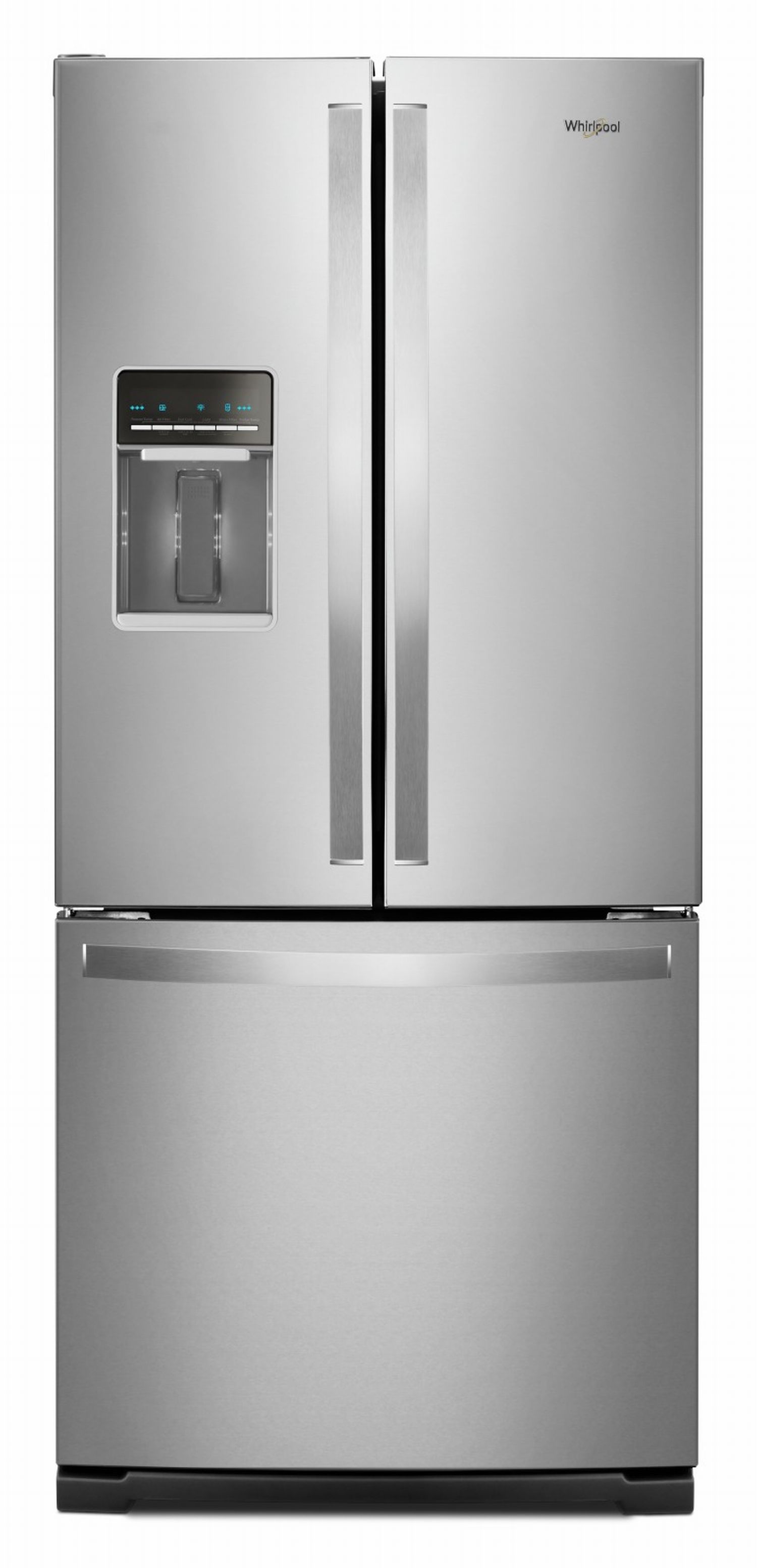 Whirlpool 30" 20 Cu. Ft. Fingerprint Resistant Stainless Steel French Door Refrigerator - WRF560SEHZ