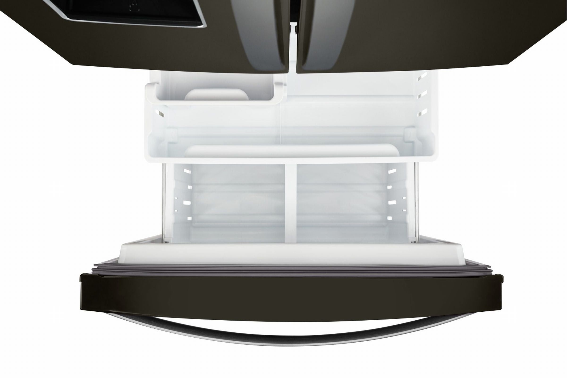 Whirlpool 30" 19.7 Cu. Ft. Fingerprint Resistant Black Stainless French Door Refrigerator - WRF560SEHV