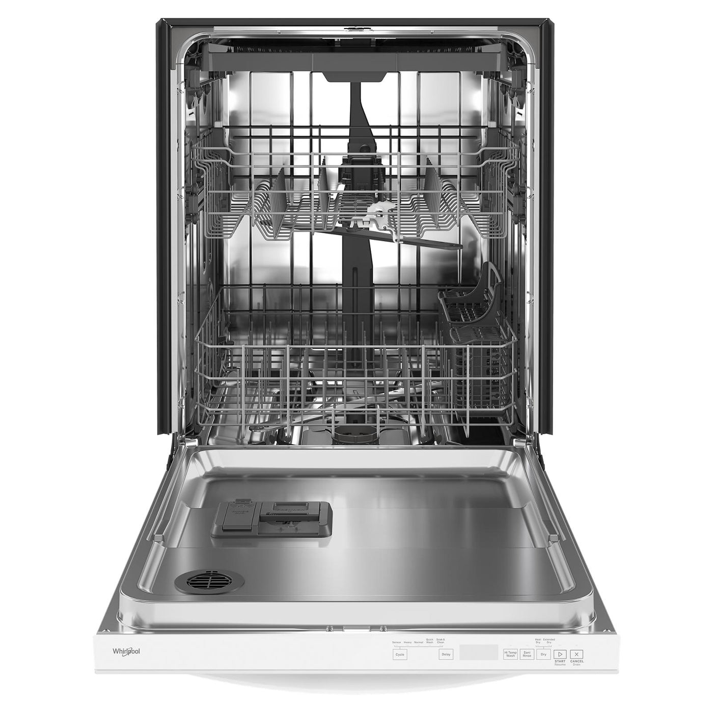 Whirlpool 24" White Large Capacity Dishwasher with 3rd Rack (47 dBA) - WDT750SAKW