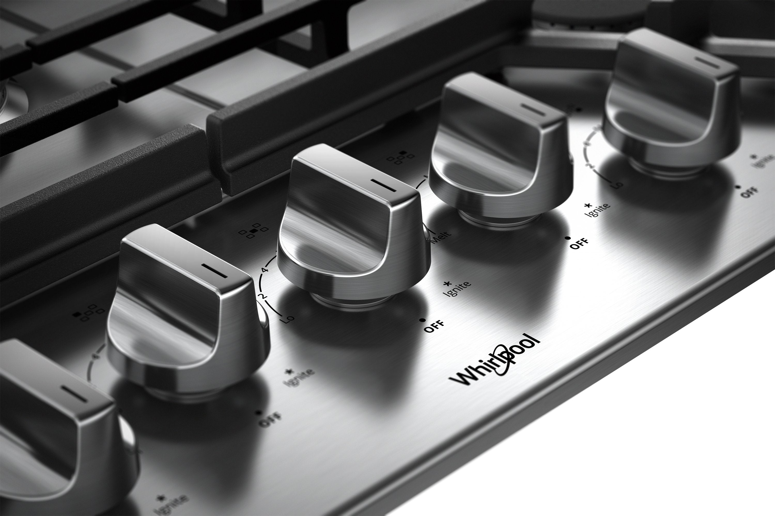 Whirlpool Stainless Steel Gas Cooktop - WCG77US0HS