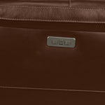 Stallion Leather Dual Power Reclining Sofa and Chair Set - Chestnut