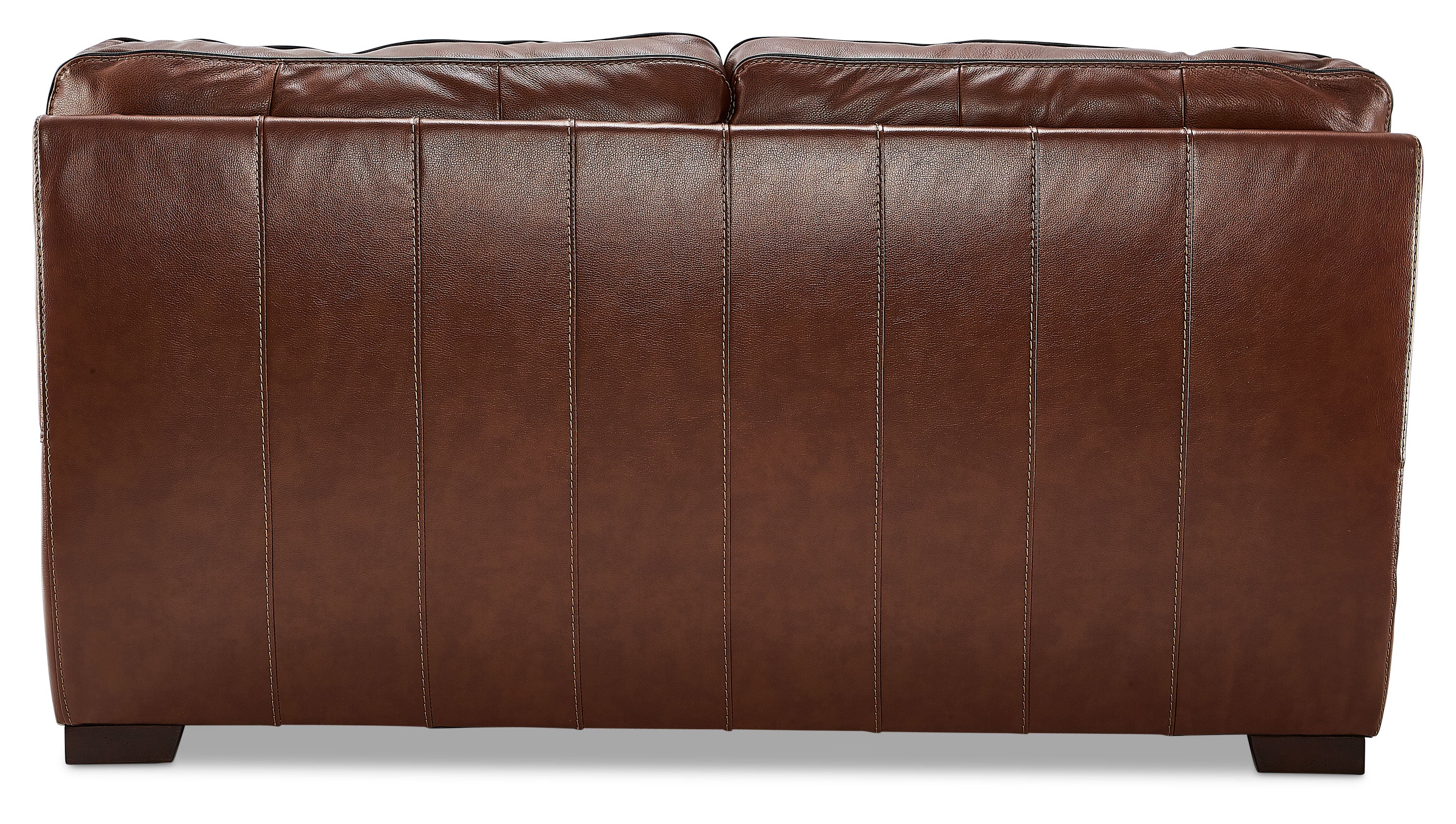Stampede Leather Loveseat - Cognac