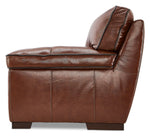 Stampede Leather Loveseat - Cognac