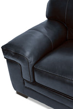 Stampede Leather Sofa - Cobalt