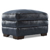 Stampede Tabouret en cuir - cobalt