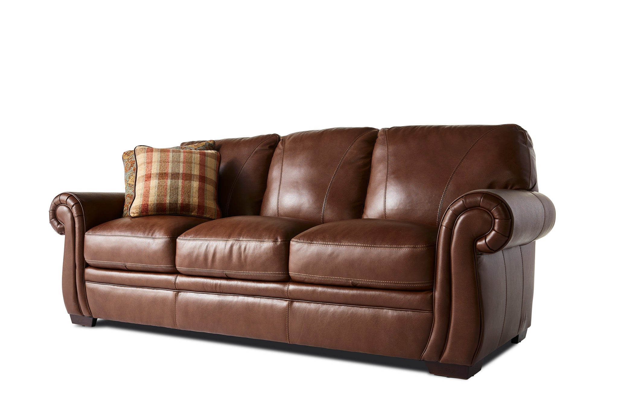 Laird Sofa - Brown Cherry