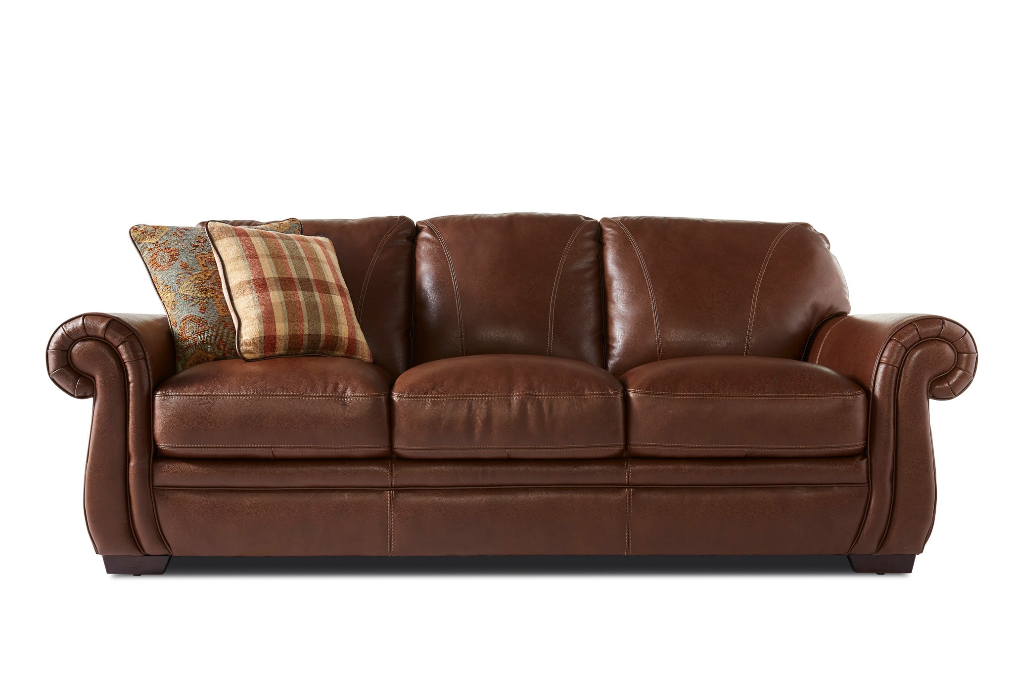 Laird Sofa - Brown Cherry