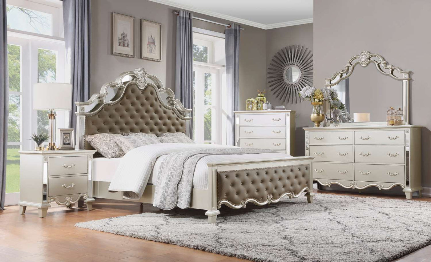 Ever 3-Piece Queen Bed - Champagne