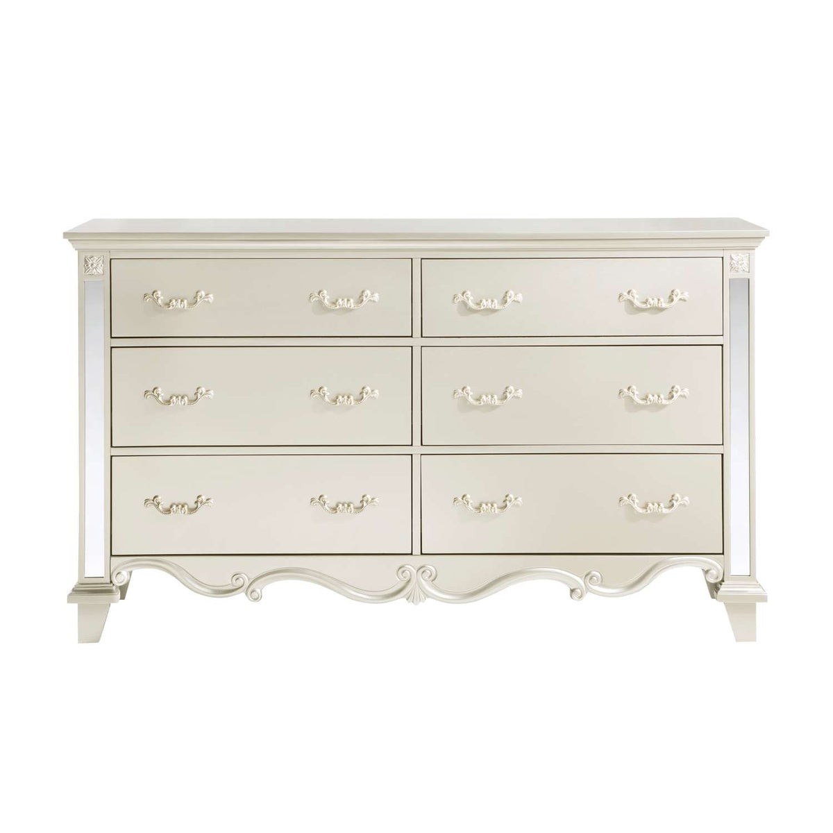 Ever 6 Drawer Dresser - Champagne