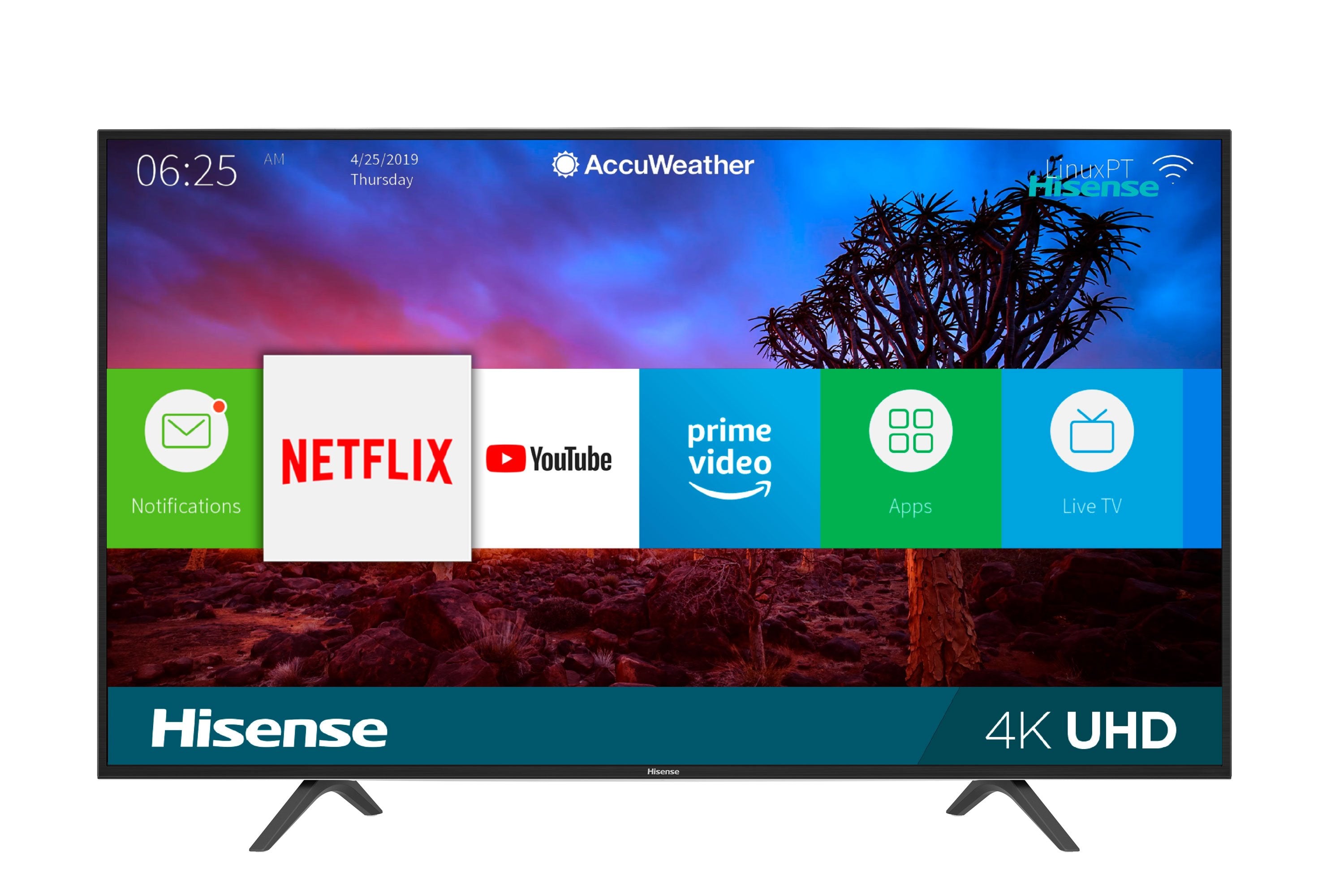 Hisense 65" 4K HDR SMART 120MR LED TV - 65H7709