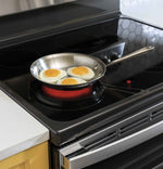 GE Stainless Steel 30'' Freestanding Double Oven Electric Range with Air Fry (6.6 Cu.Ft) - JBS86SPSS