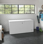 GE White Manual Defrost Chest Freezer (15.7 Cu. Ft.) - FCM16SLWW