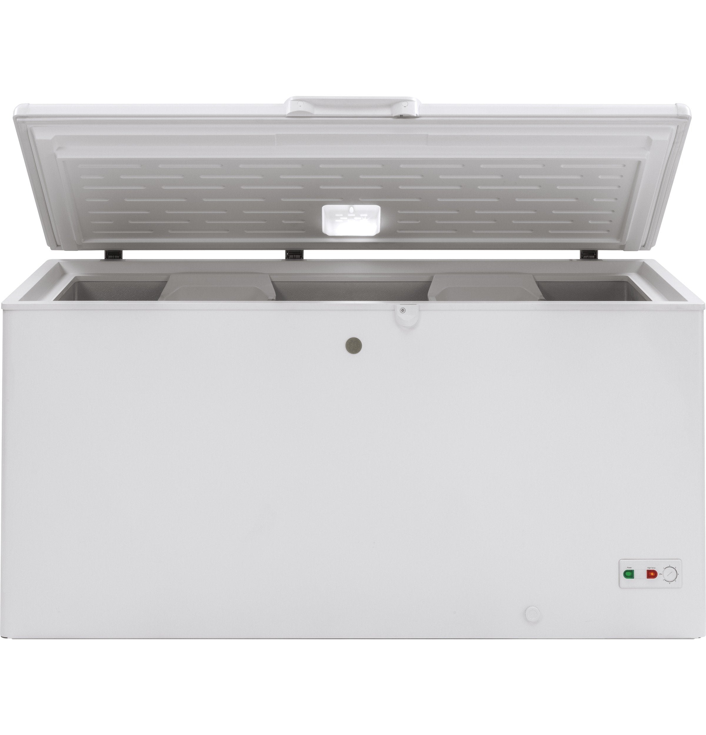 GE White Manual Defrost Chest Freezer (15.7 Cu. Ft.) - FCM16SLWW