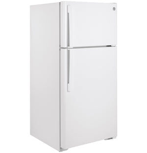 GE Réfrigérateur 15,6 pi³ avec congélateur en haut blanc GTE16DTNRWW
