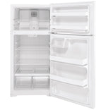 GE 28" 15.6 Cu. Ft. White Top-Freezer Refrigerator - GTE16DTNRWW