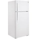 GE 28" 16.6 Cu. Ft. White Top-Freezer Refrigerator - GTE17DTNRWW
