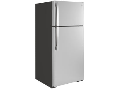 GE Réfrigérateur 16,6 pi³ avec congélateur en haut acier inoxydable GTE17GSNRSS