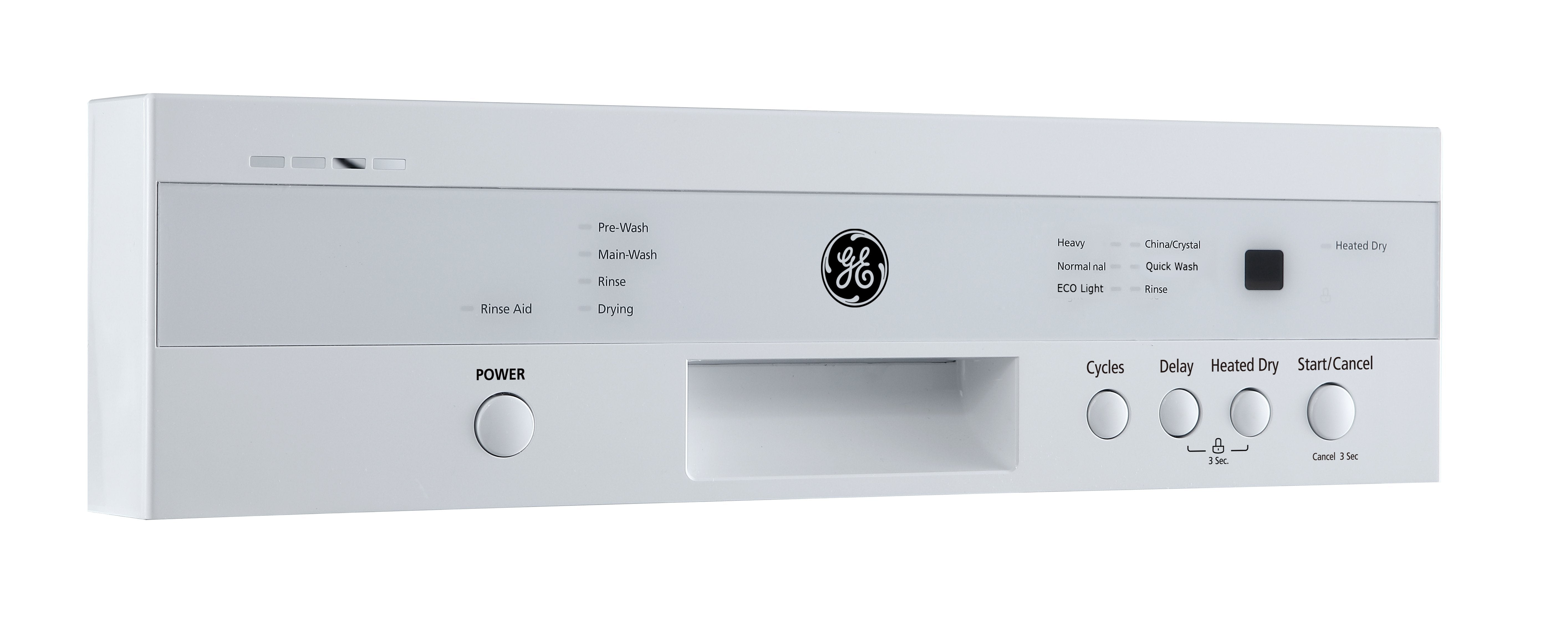 GE White 18" Built-In Dishwasher - GBF180SGMWW